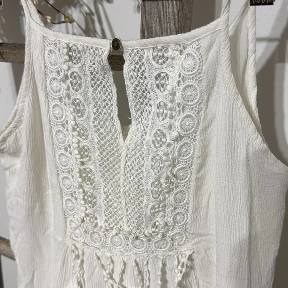 AE off-white summer dress size Small - Picture 3 of 12